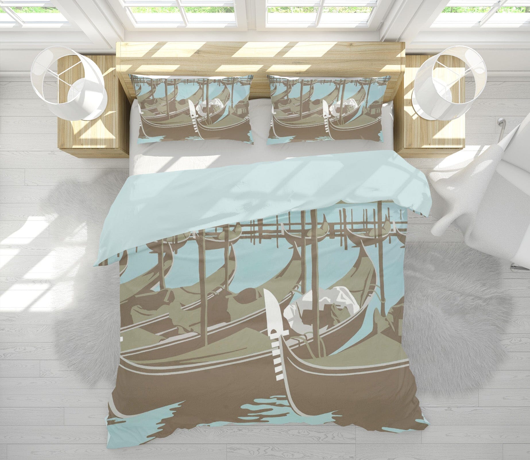 3D Venice 2076 Steve Read Bedding Bed Pillowcases Quilt Quiet Covers AJ Creativity Home 