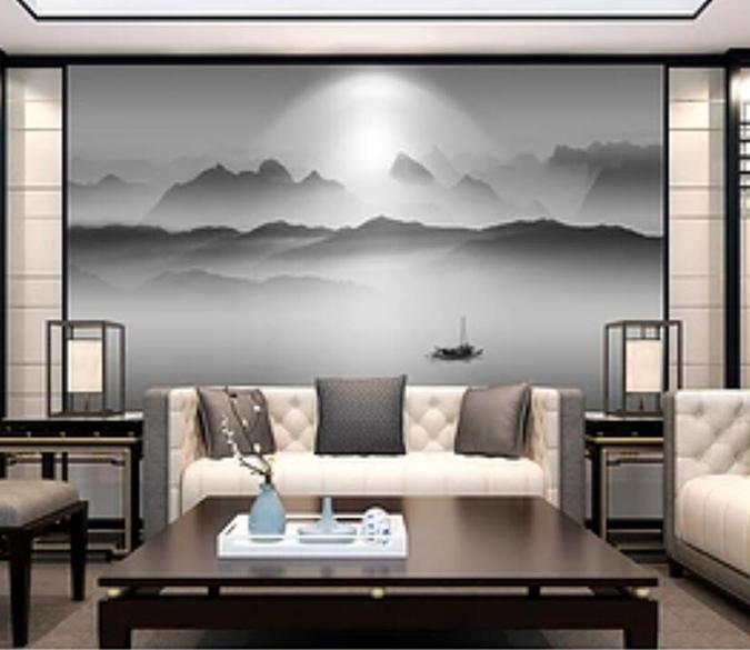 3D Lake Boat 1209 Wall Murals Wallpaper AJ Wallpaper 2 