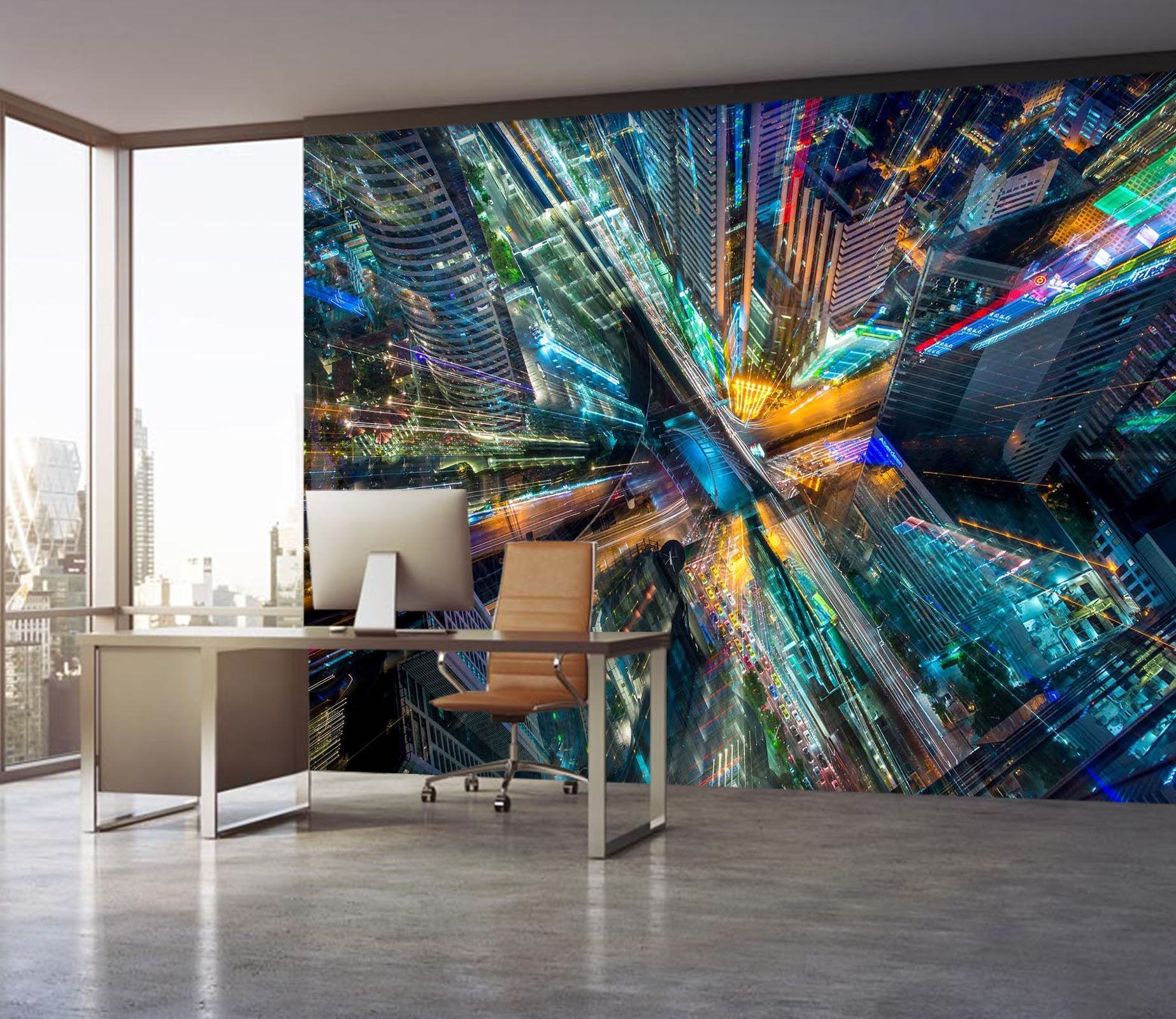 3D Colorful city buildings 13 Wall Murals Wallpaper AJ Wallpaper 