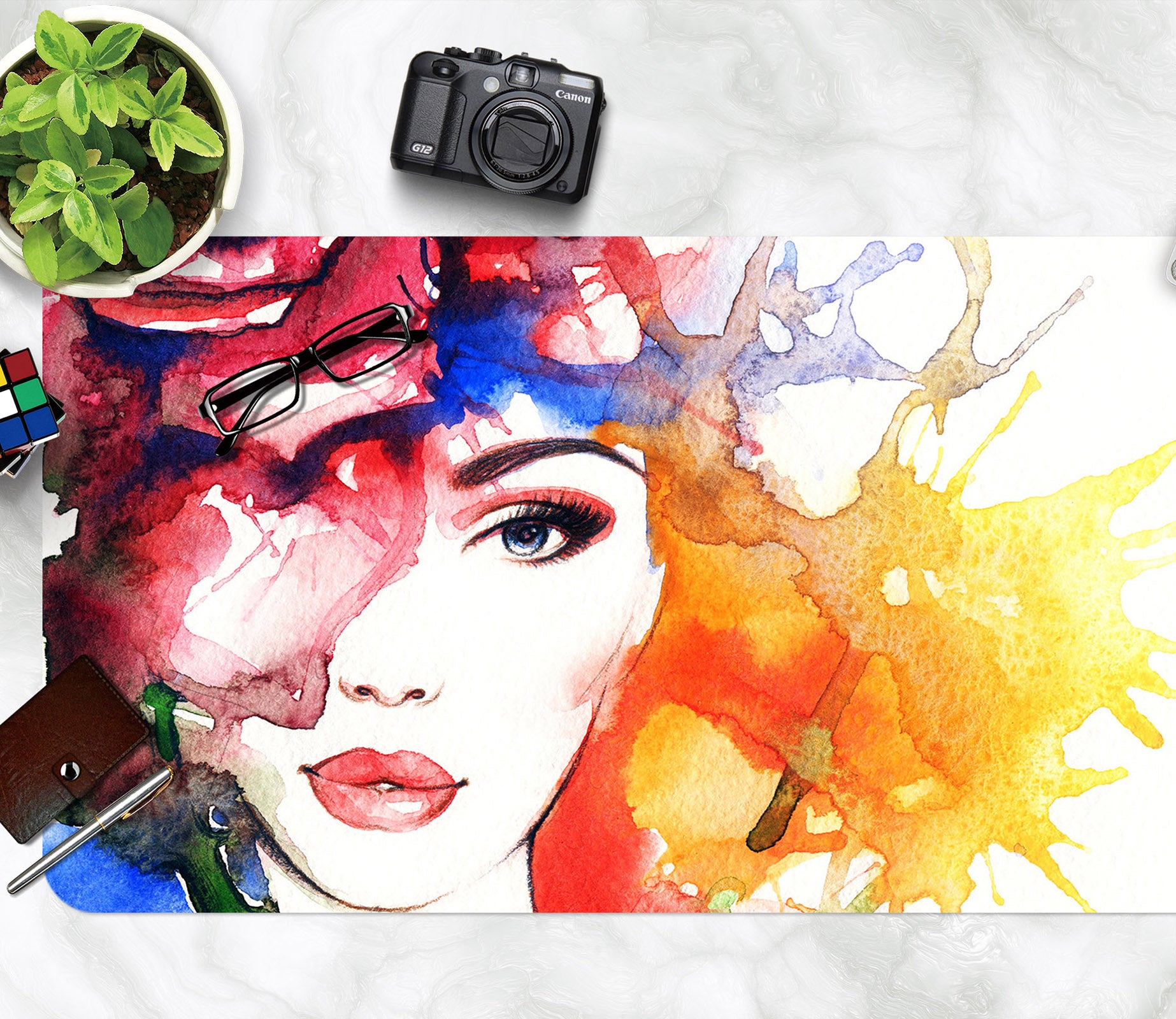 3D Female 17114 Desk Mat