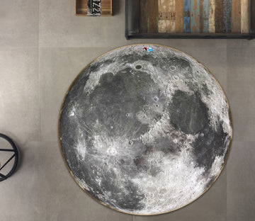 3D Moon 74270 Round Non Slip Rug Mat
