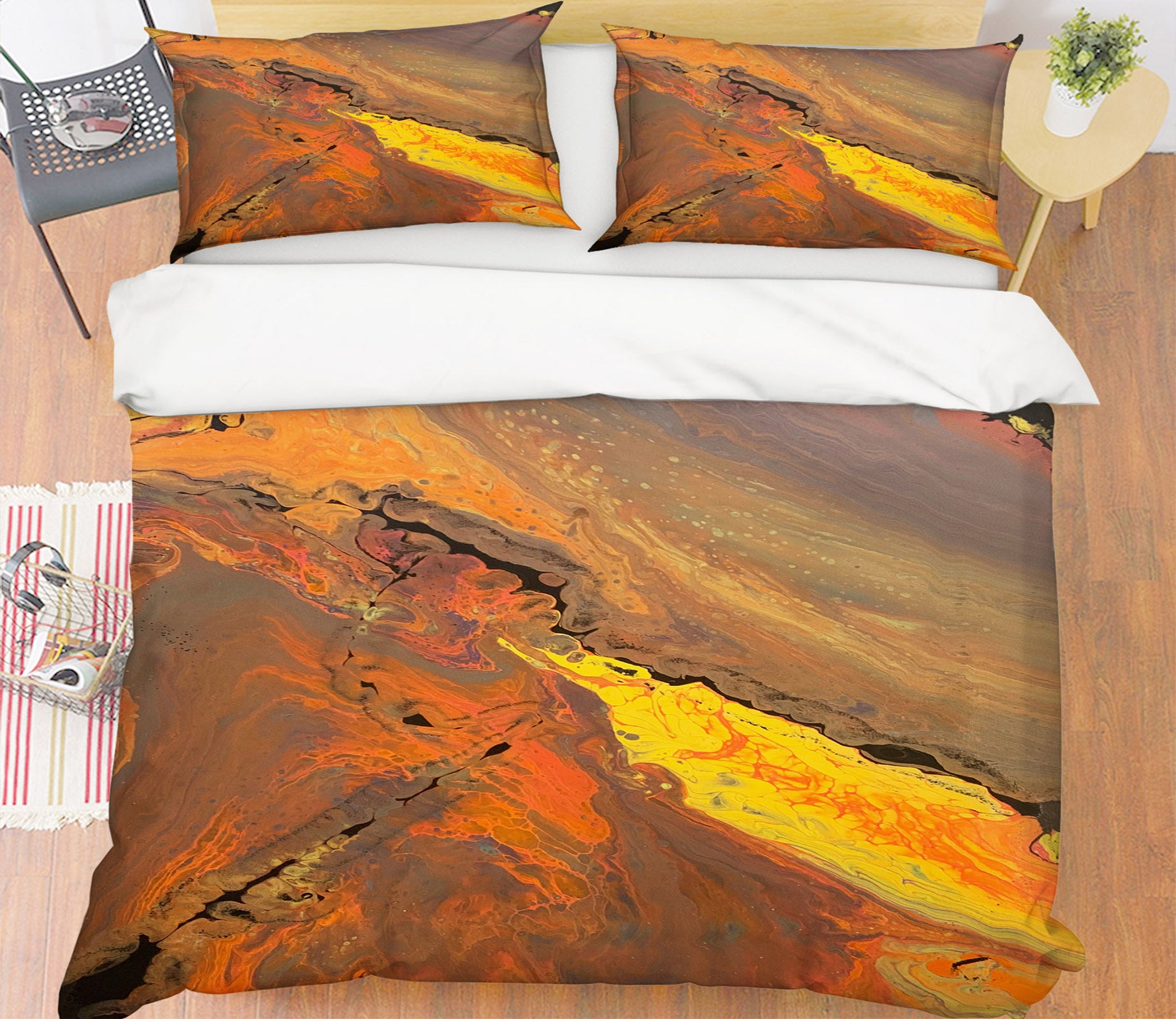 3D Golden Brown 40053 Valerie Latrice Bedding Bed Pillowcases Quilt