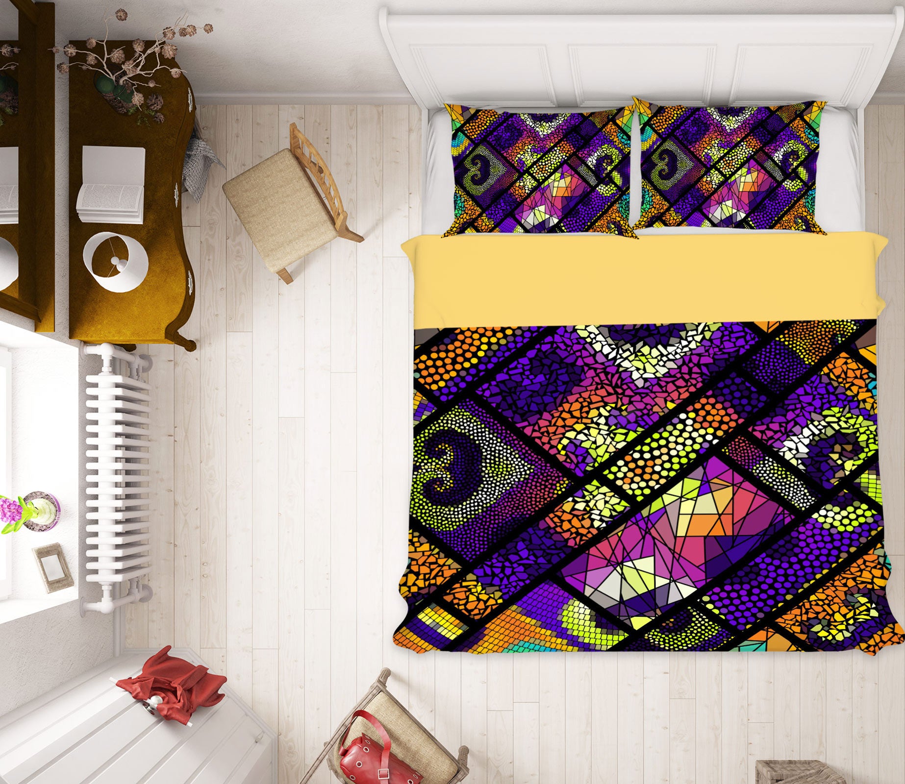 3D Pattern Lines 14031 Bed Pillowcases Quilt