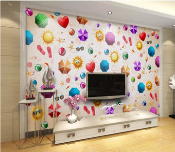 3D Caring Sun 2014 Wall Murals Wallpaper AJ Wallpaper 2 