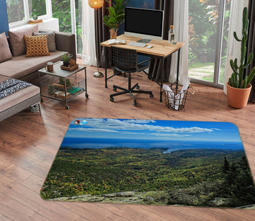 3D Grass Tree Mountain 11190 Kathy Barefield Rug Non Slip Rug Mat