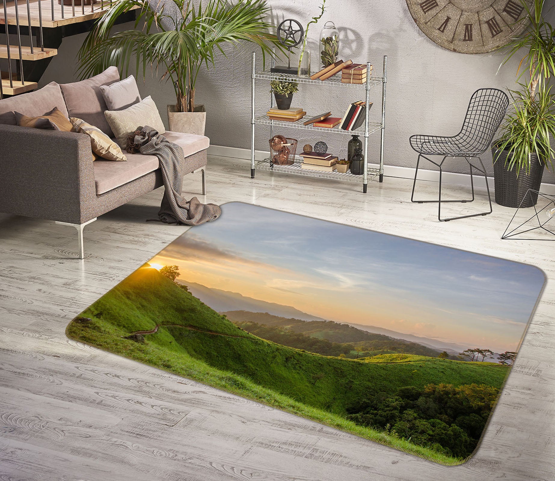 3D Mountain 36193 Non Slip Rug Mat