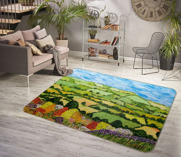 3D Terraces 1109 Allan P. Friedlander Rug Non Slip Rug Mat Mat AJ Creativity Home 