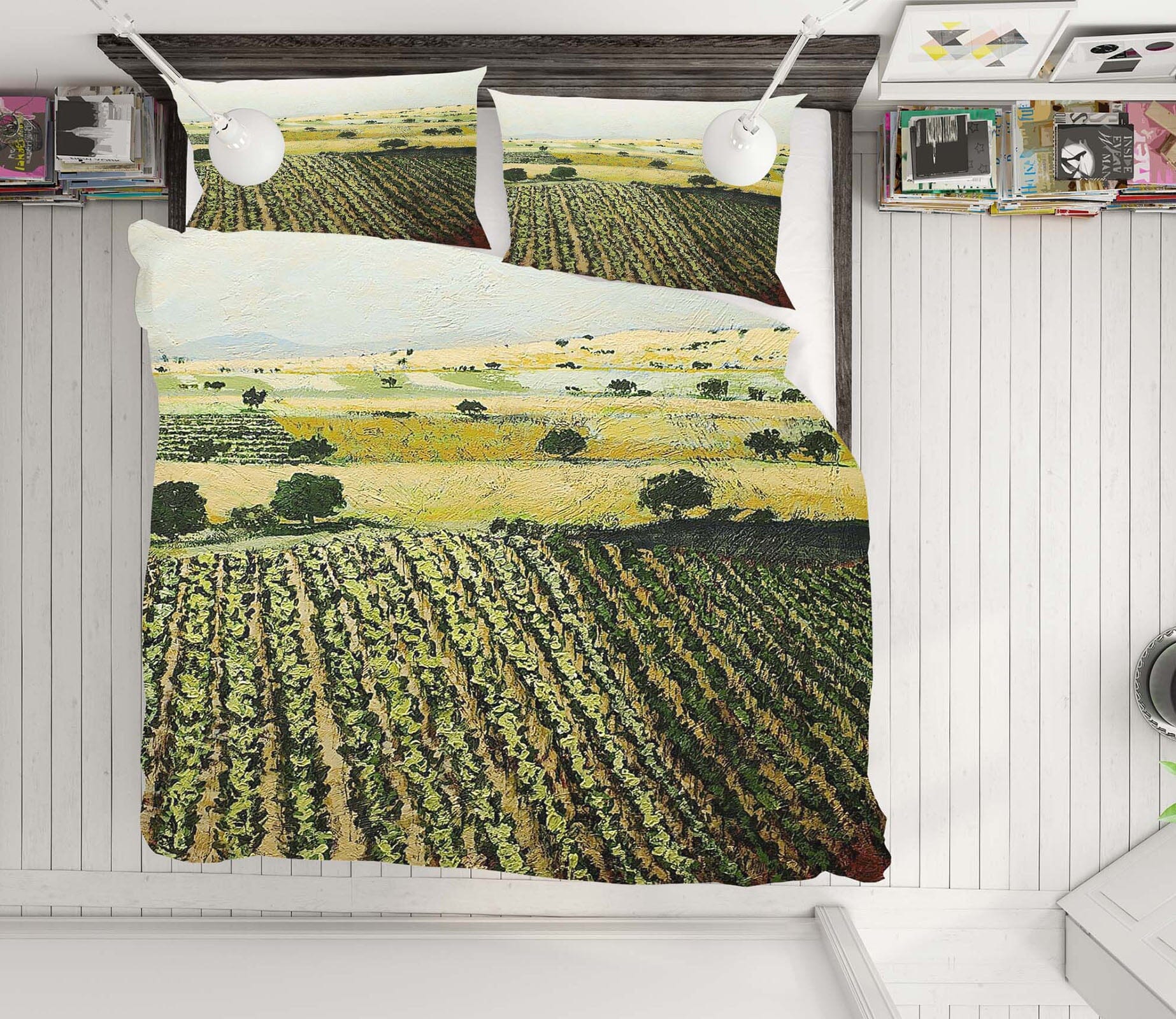 3D Storms Over 2101 Allan P. Friedlander Bedding Bed Pillowcases Quilt Quiet Covers AJ Creativity Home 
