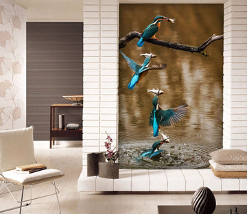 3D Kingfisher Fish 108 Wall Murals Wallpaper AJ Wallpaper 2 
