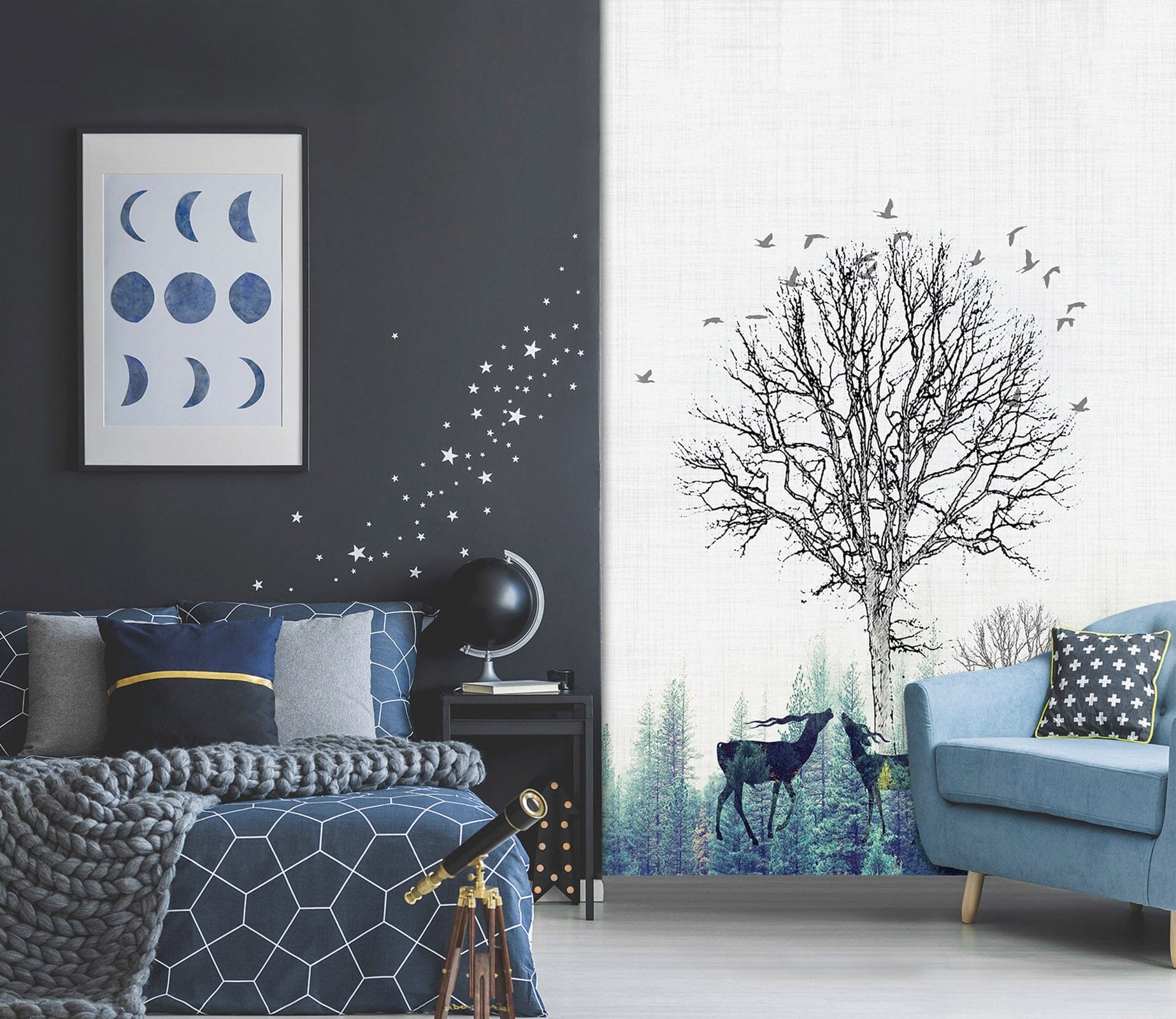 3D Dead Bird 043 Wall Murals Wallpaper AJ Wallpaper 2 