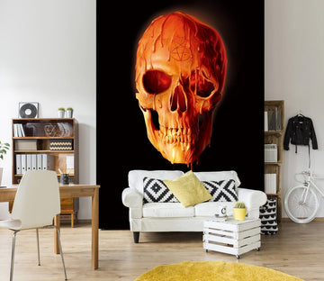 3D Wax Skull 1569 Wall Murals Exclusive Designer Vincent Wallpaper AJ Wallpaper 2 