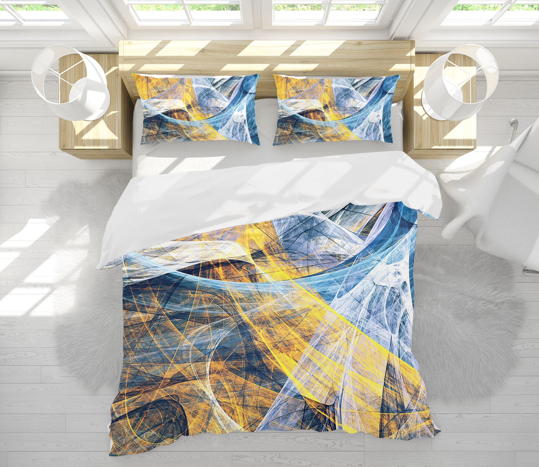3D Pattern 15189 Bed Pillowcases Quilt