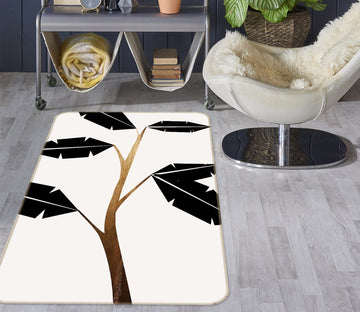 3D Leaf Shape 1011 Boris Draschoff Rug Non Slip Rug Mat Mat AJ Creativity Home 