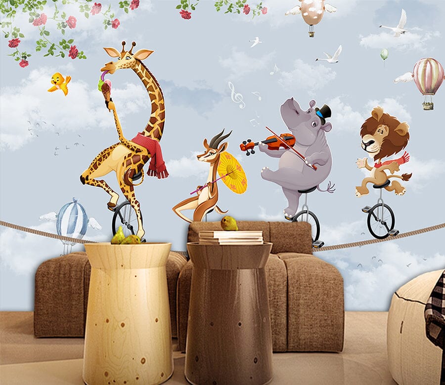 3D Cute Animal WC037 Wall Murals Wallpaper AJ Wallpaper 2 