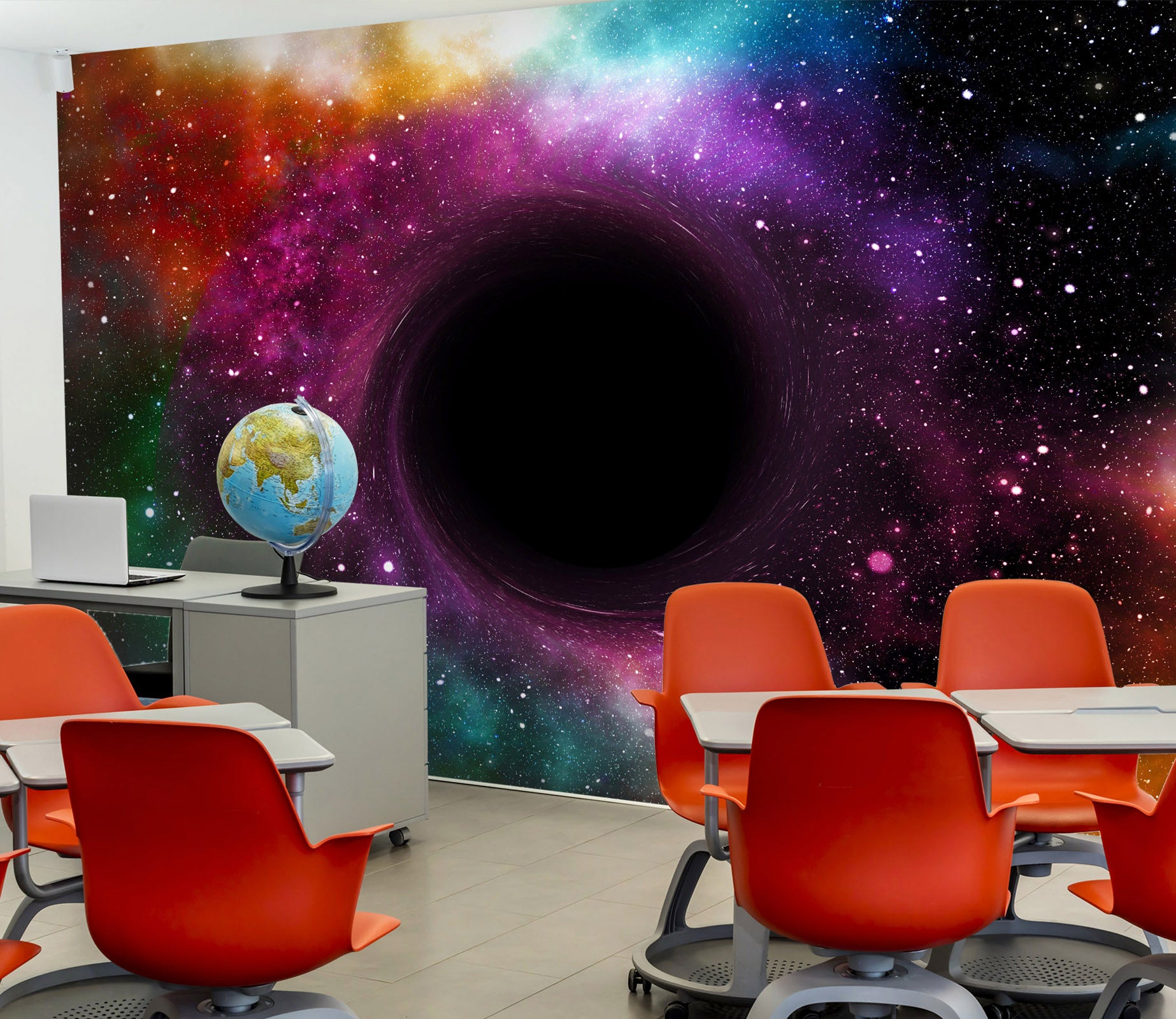3D colorful universe 04 Wall Murals Wallpaper AJ Wallpaper 2 