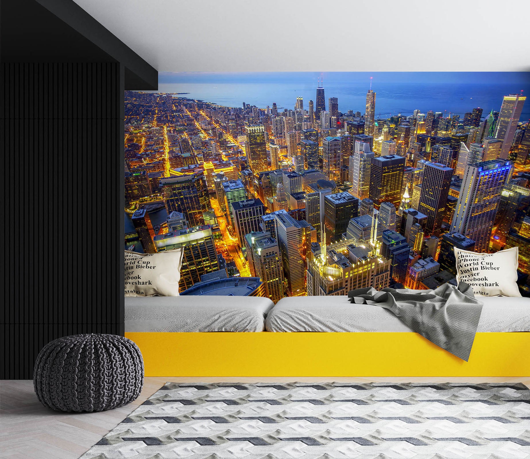 3D High-Rise Building 58161 Wall Murals