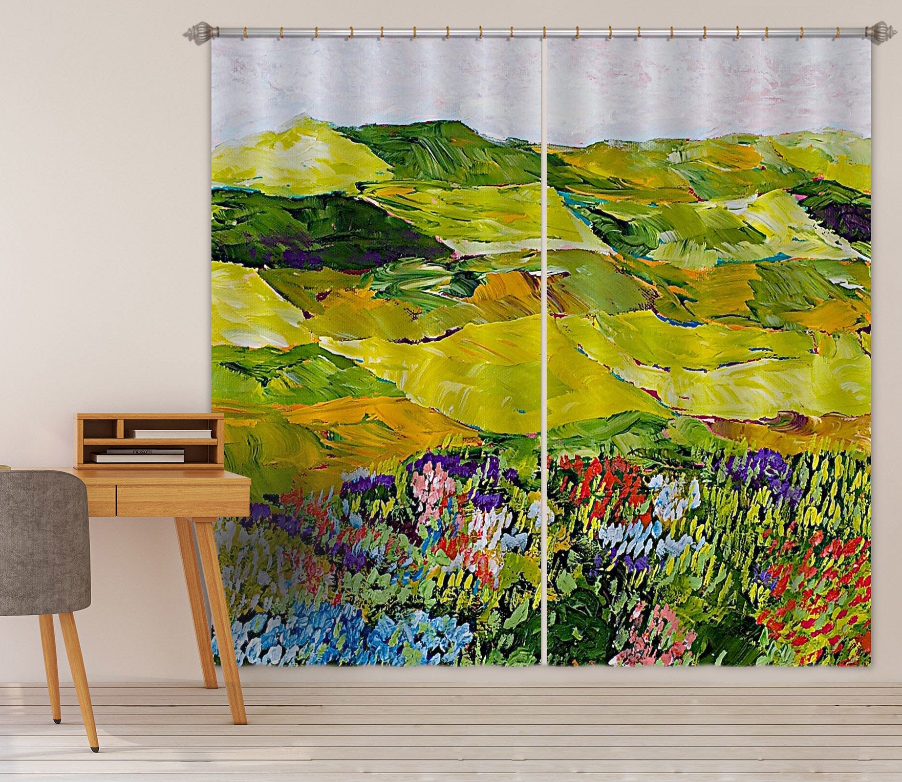 3D Small Hill 172 Allan P. Friedlander Curtain Curtains Drapes Curtains AJ Creativity Home 