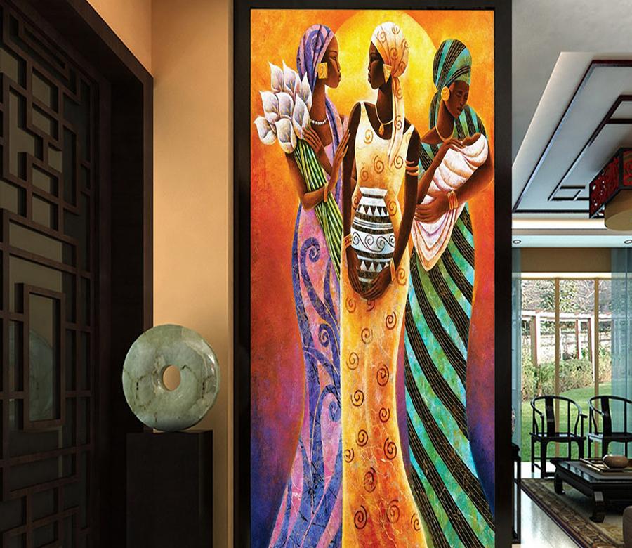 3D Painted Lady 561 Wall Murals Wallpaper AJ Wallpaper 2 