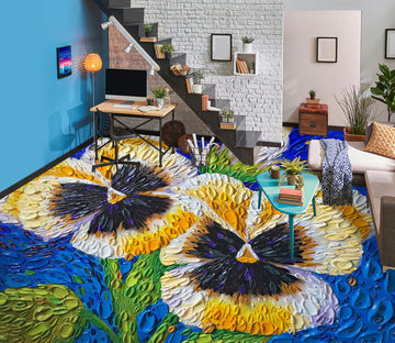 3D Flowers 102177 Dena Tollefson Floor Mural