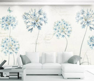 3D White Dandelion 1502 Wall Murals Wallpaper AJ Wallpaper 2 