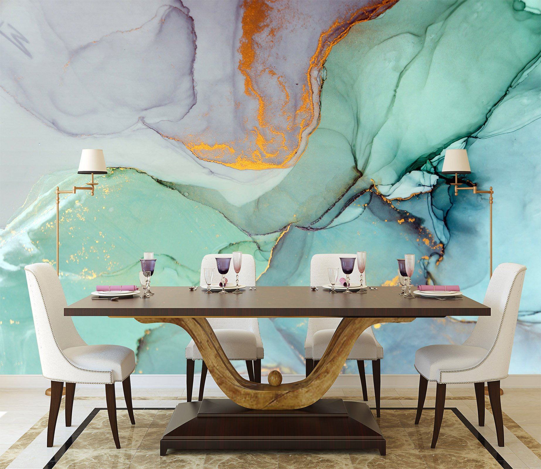 3D Water Pigment Nature 91 Wallpaper AJ Wallpaper 