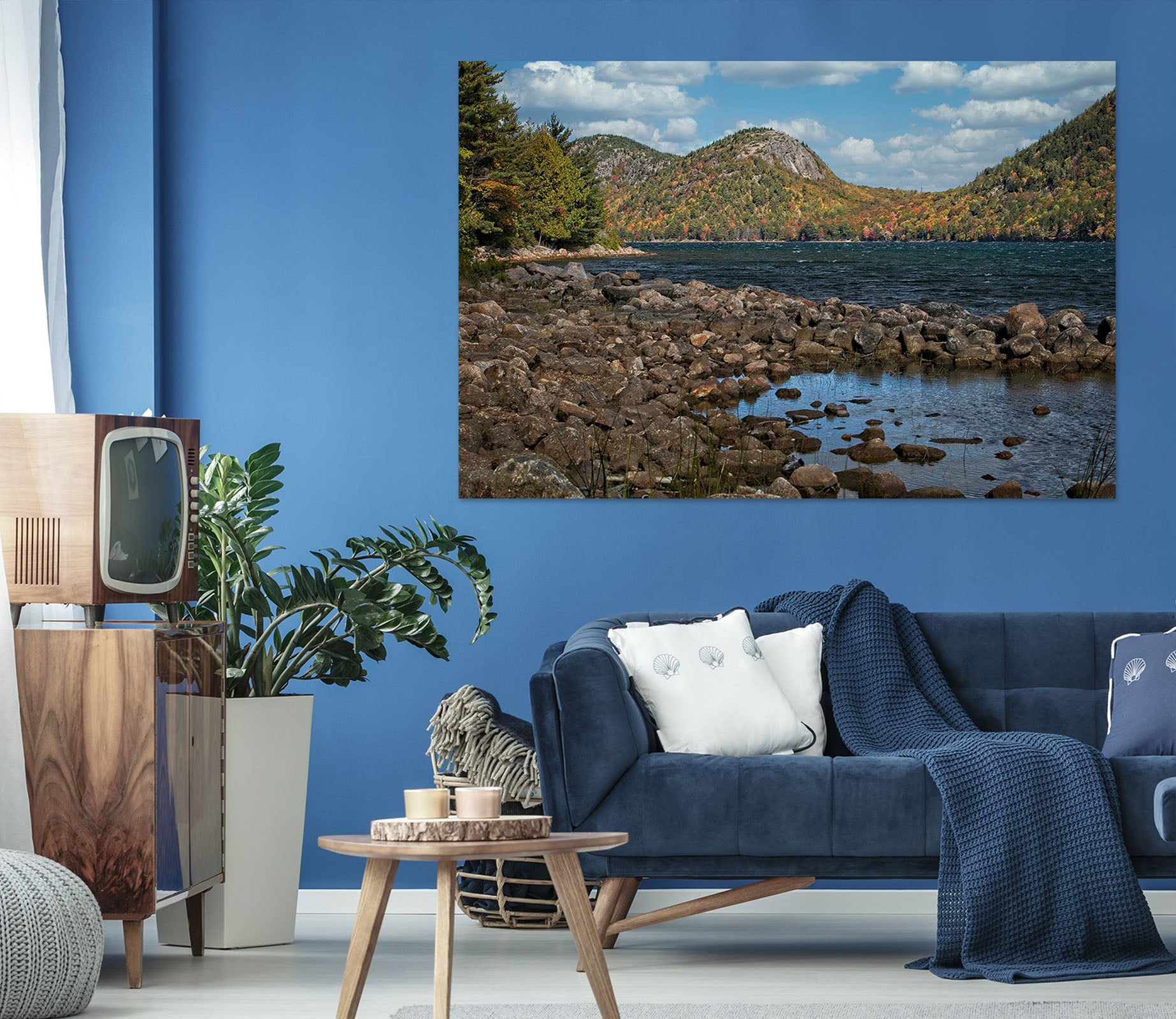 3D Mountain Rock 61189 Kathy Barefield Wall Sticker