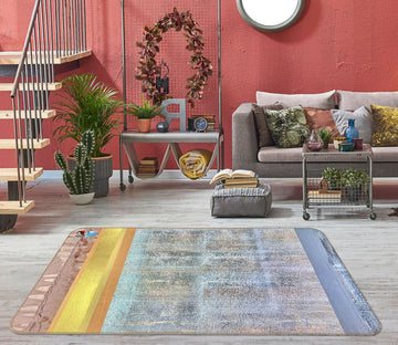 3D Blue Painting 3033 Skromova Marina Rug Non Slip Rug Mat