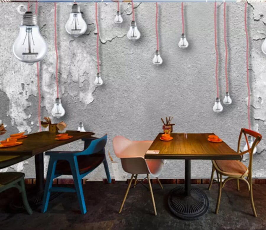 3D White Bulb 2043 Wall Murals Wallpaper AJ Wallpaper 2 