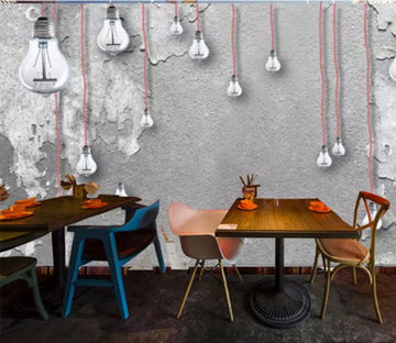 3D White Bulb 2043 Wall Murals Wallpaper AJ Wallpaper 2 