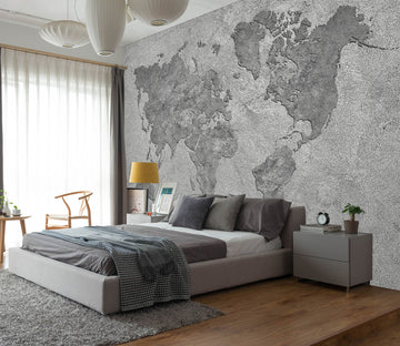 3D Abstract Horse 2113 World Map Wall Murals