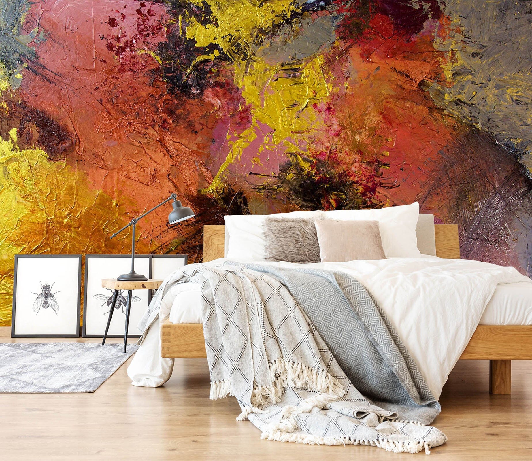 3D Red Flame 204 Allan P. Friedlander Wall Mural Wall Murals Wallpaper AJ Wallpaper 2 