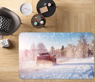 3D Snowfield Car 68024 Vehicle Non Slip Rug Mat