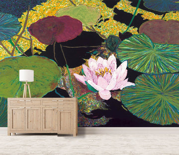 3D Autumn Lotus 250 Allan P. Friedlander Wall Mural Wall Murals Wallpaper AJ Wallpaper 2 
