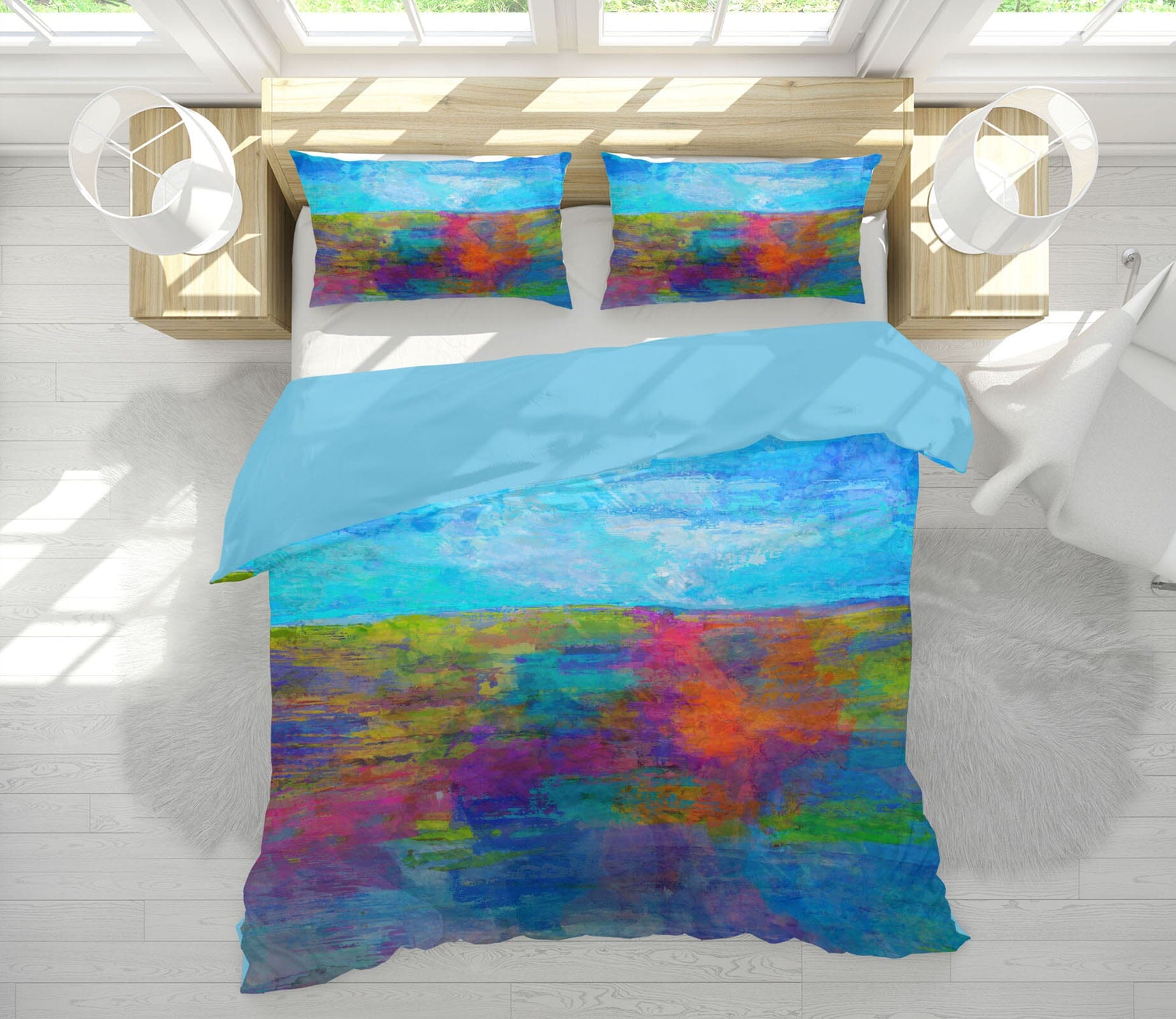 3D Colored Sea Floor 2116 Michael Tienhaara Bedding Bed Pillowcases Quilt Quiet Covers AJ Creativity Home 