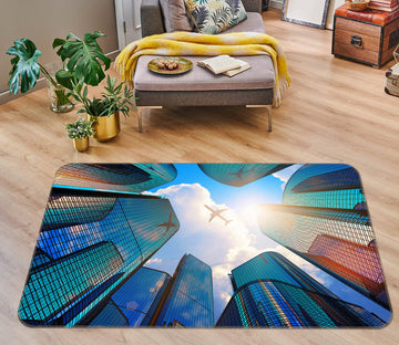 3D Tall Building 34209 Non Slip Rug Mat