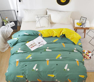 3D Baby Carrot Fruit 3036 Bed Pillowcases Quilt