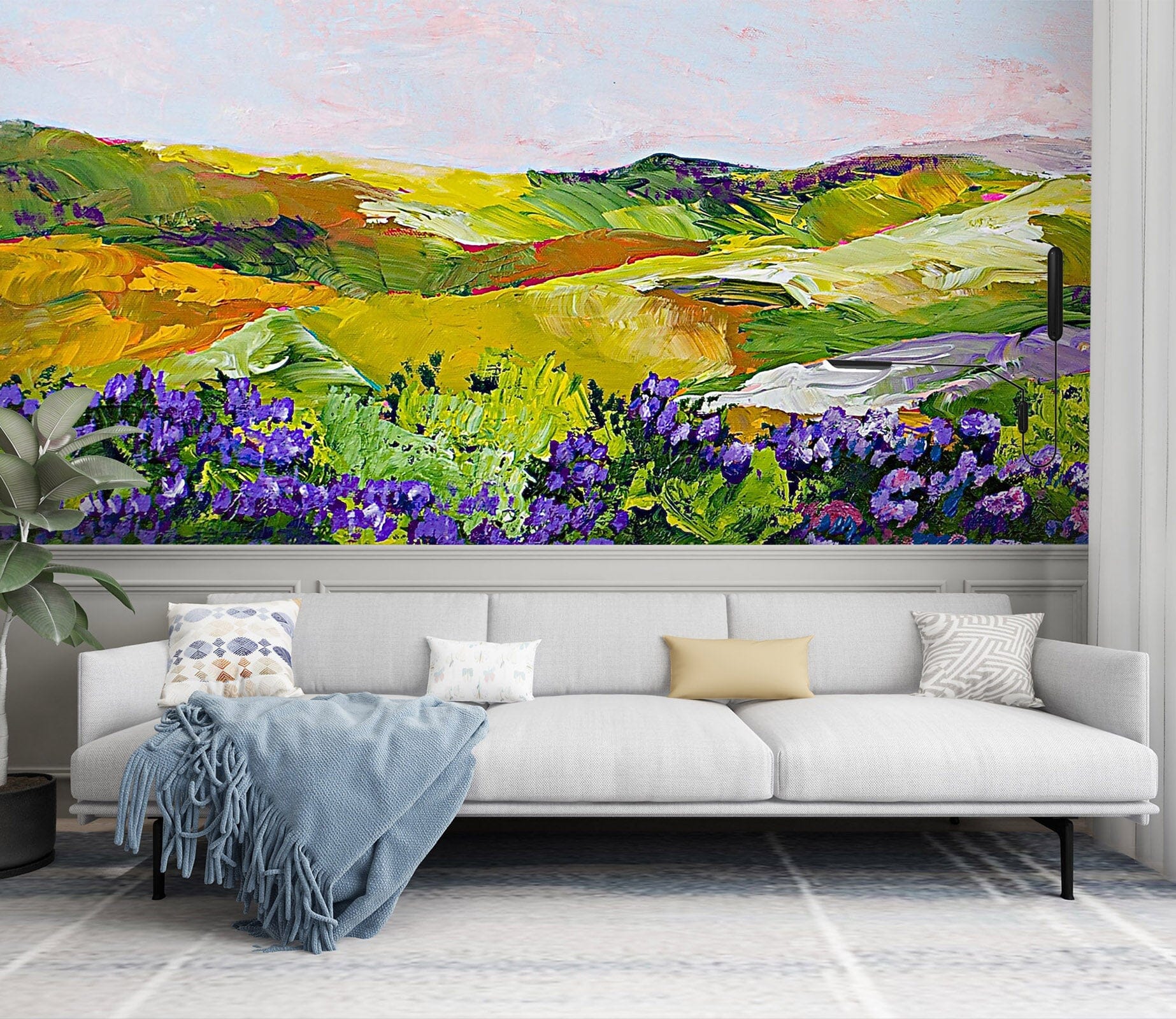3D Colorful Garden 170 Allan P. Friedlander Wall Mural Wall Murals Wallpaper AJ Wallpaper 2 