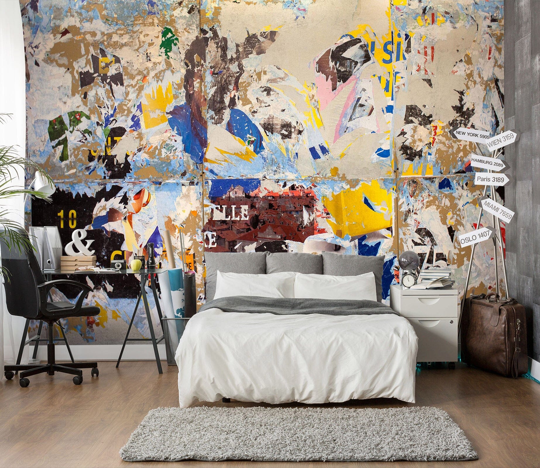 3D Shabby Poster 98 Wall Murals Wallpaper AJ Wallpaper 2 