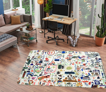 3D Pattern 36051 Non Slip Rug Mat