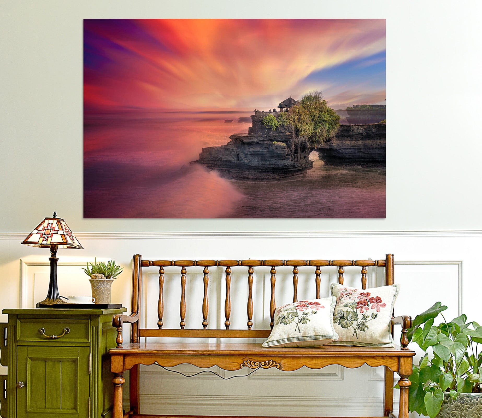 3D Sunset Canyon 111 Marco Carmassi Wall Sticker Wallpaper AJ Wallpaper 2 