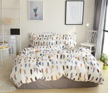 3D Feather 20294 Bed Pillowcases Quilt