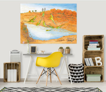 3D Desert Oasis 012 Michael Sewell Wall Sticker Wallpaper AJ Wallpaper 2 