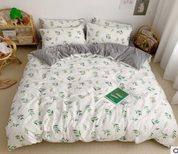 3D Leaf Pattern 18040 Bed Pillowcases Quilt