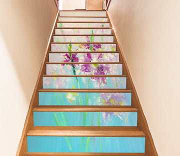 3D Purple Bouquet 2150 Skromova Marina Stair Risers
