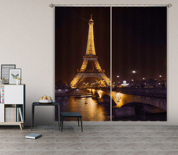 3D Eiffel Tower 003 Assaf Frank Curtain Curtains Drapes Curtains AJ Creativity Home 