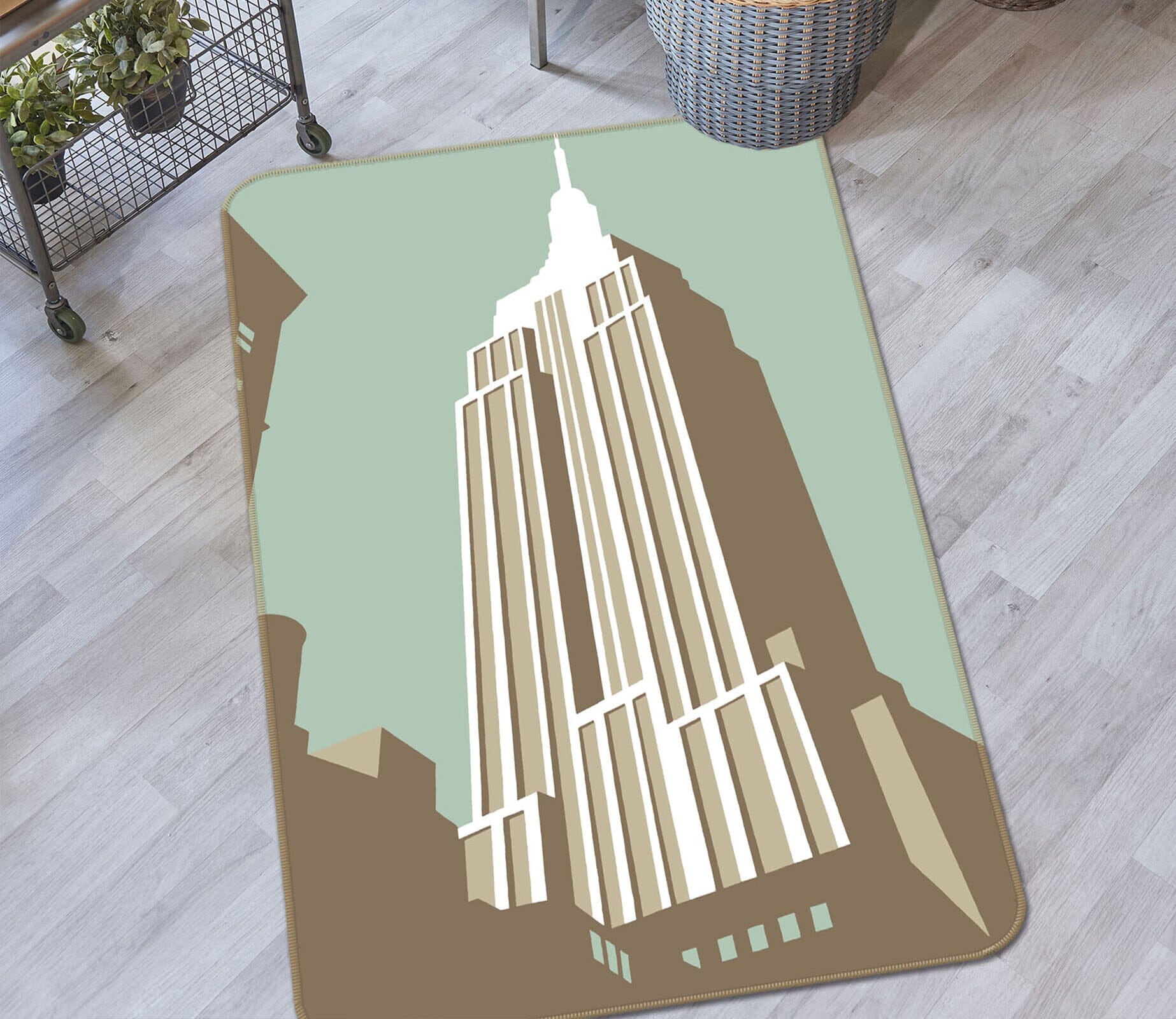 3D Manhattan 1119 Steve Read Rug Non Slip Rug Mat Mat AJ Creativity Home 