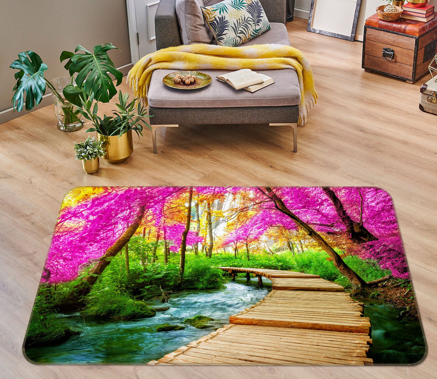 3D Corridor 29172 Non Slip Rug Mat