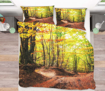 3D Forest 60167 Bed Pillowcases Quilt