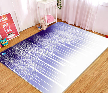 3D Snow Forest 66113 Non Slip Rug Mat
