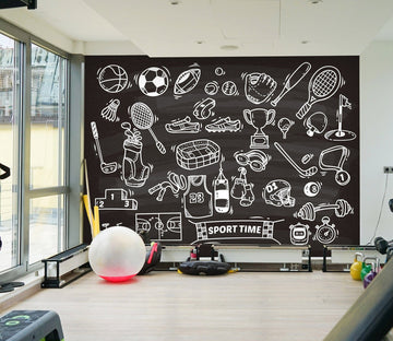 3D Fitness Equipment 264 Wall Murals Wallpaper AJ Wallpaper 2 